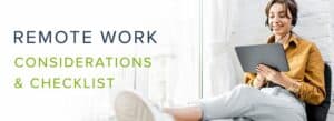 remote work considerations and checklist