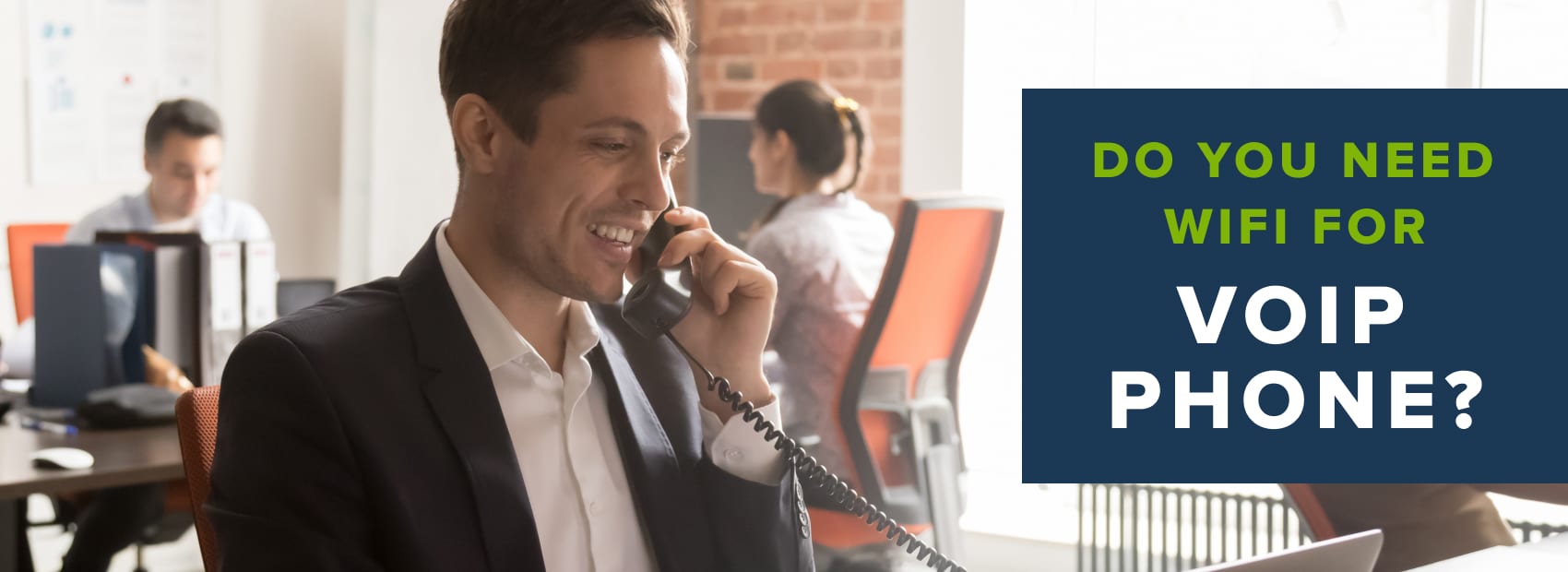 Ensure seamless calls with WiFi for VoIP phone or opt for wired, LTE, or mobile data to keep your business communication strong